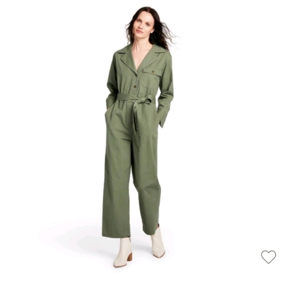 Nili Lotan x Target Khaki Green Jumpsuit (boiler suit)- Size L